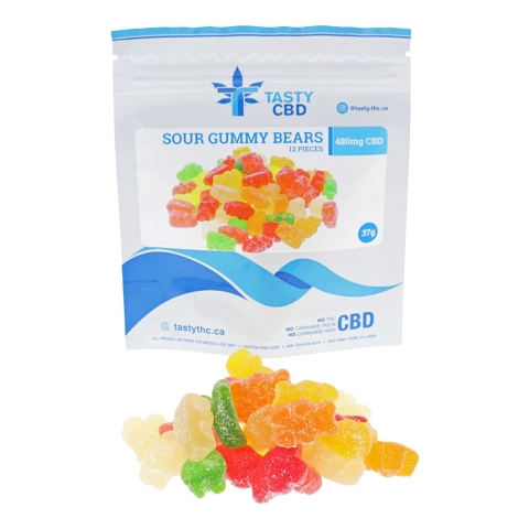 Sour Gummy Bears CBD (480mg)